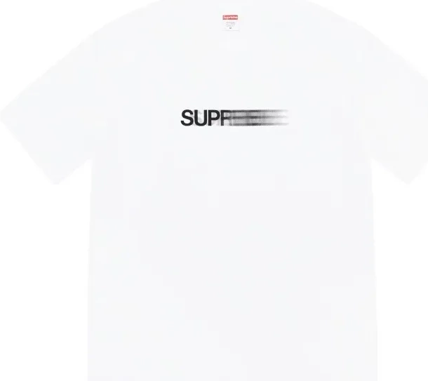 LOGO L and M LOGO TEE White Black sleeved Short MOTION S Phantom 23SS XL 0919